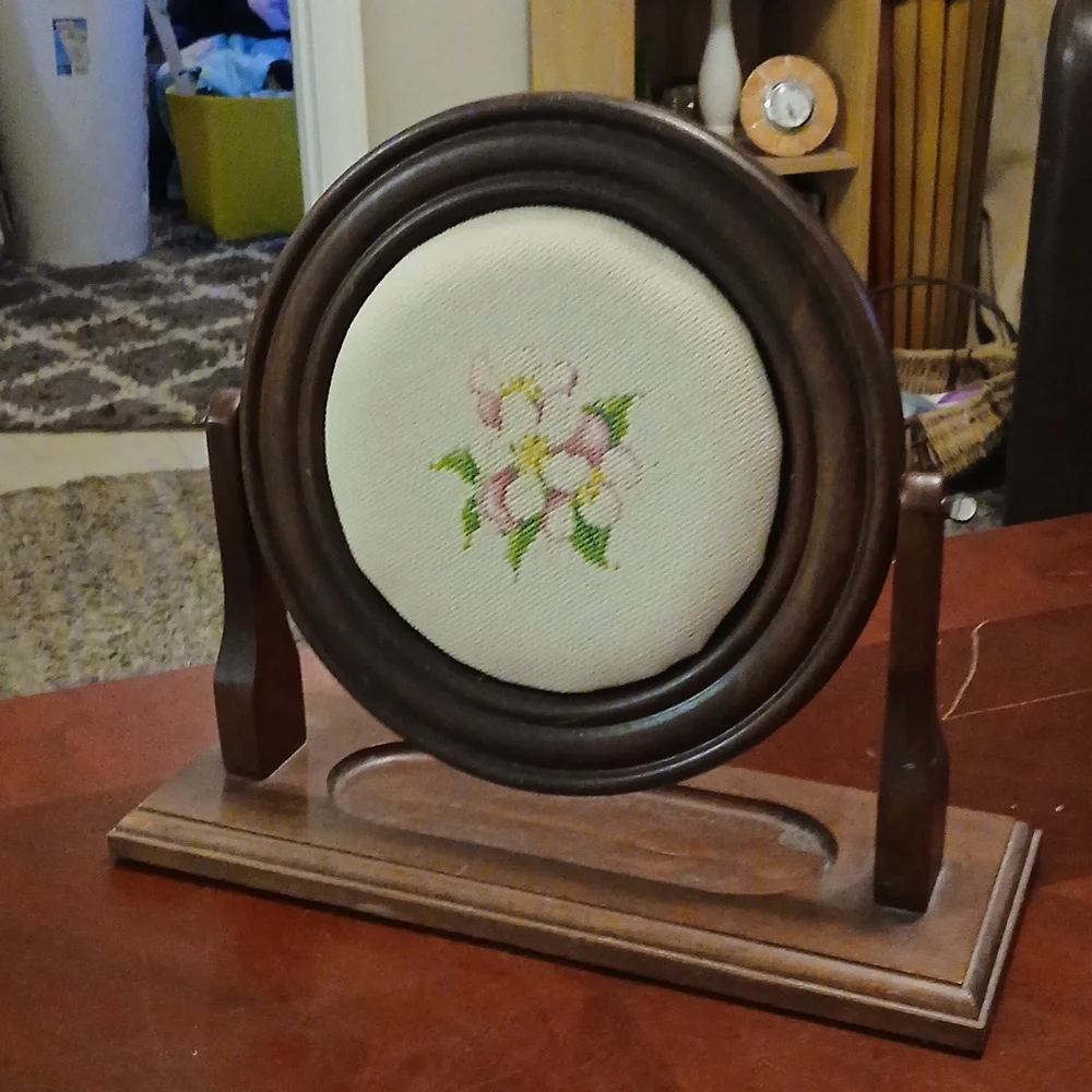 Elegant Brown Wooden Vanity Mirror